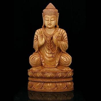 Collectible India Large Wooden Buddha Statue Idol Handcarved Decorative Showpiece 40 Cm Price In India Buy Collectible India Large Wooden Buddha Statue Idol Handcarved Decorative Showpiece 40 Cm Online At Flipkart Com