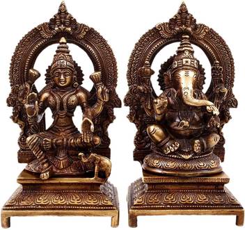 Kolambas Brass Figurine Ganesh Lakshmi Idol Antique Look Set Hindu God Statue Home Decorative Handicraft Corporate Diwali Gift Decorative Showpiece 19 Cm Price In India Buy Kolambas Brass Figurine Ganesh Lakshmi Browse our statues that have been sold over the years. kolambas brass figurine ganesh lakshmi