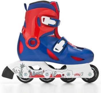 Oxelo By Decathlon Play 3 Boys In Line Skates Size 11 5 13 Uk Buy Oxelo By Decathlon Play 3 Boys In Line Skates Size 11 5 13 Uk Online At Best Prices In India