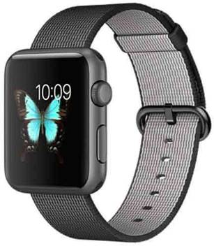 Apple Watch 42 Mm Space Gray Aluminium With Black Woven Nylon Strap Price In India Buy Apple Watch 42 Mm Space Gray Aluminium With Black Woven Nylon Strap Online At Flipkart Com
