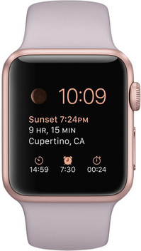 apple watch rose gold lavender sport band