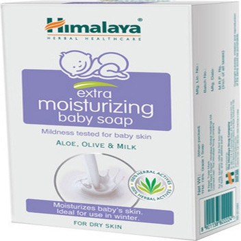 himalaya extra moisturizing baby soap 75g