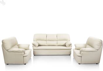Comfort Couch Ivy Leatherette 3 + 1 + 1 White Sofa Set Price In India - Buy Comfort Couch Ivy Leatherette 3 + 1 + 1 White Sofa Set Online At Flipkart.com