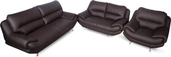 Godrej Interio Euro Pro Leatherette 3 2 1 Coffe Brown Sofa Set Price In India Buy Godrej Interio Euro Pro Leatherette 3 2 1 Coffe Brown Sofa Set Online At Flipkart Com