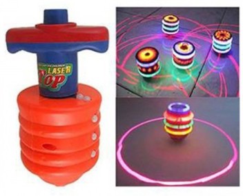 spinning top with lights and music