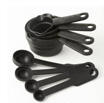 Jlt Baking Measurement Cups And Set Of 8 Plastic Measuring Spoon Set
