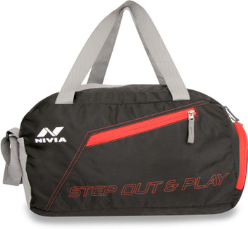 nivia gym bag with shoe compartment