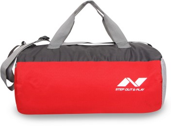 nivia gym bag with shoe compartment