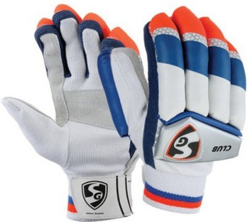 sg left handed batting gloves