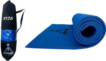Stag Yoga Mantra Blue 8 Mm Yoga Mat Buy Stag Yoga Mantra Blue 8 Mm Yoga Mat Online At Best Prices In India Fitness Flipkart Com
