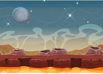 Cartoon Funny Sci Fi Alien Planet Landscape Premium Poster Canvas Art Artzfolio Com Posters Abstract Animals Animation Cartoons Architecture Art Paintings Children Comics Cuisine Decorative Educational Floral Botanical Gaming