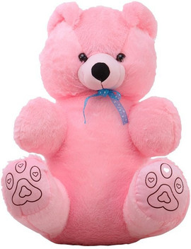 4 feet pink teddy bear