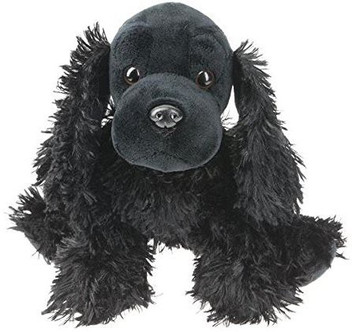 black cocker spaniel soft toy