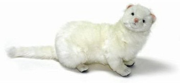 white ferret plush