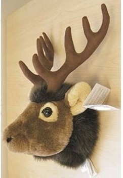 stuffed elk head