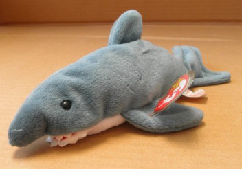 crunch the shark beanie baby value