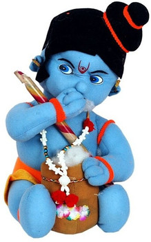 lord krishna soft toy