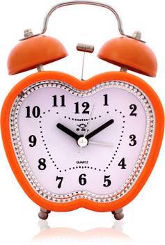 Bo Sheng Analog Orange Clock Price In India Buy Bo Sheng Analog Orange Clock Online At Flipkart Com