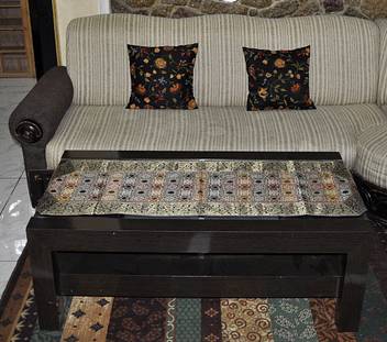 Lal Haveli Blue 152 Cm Table Runner