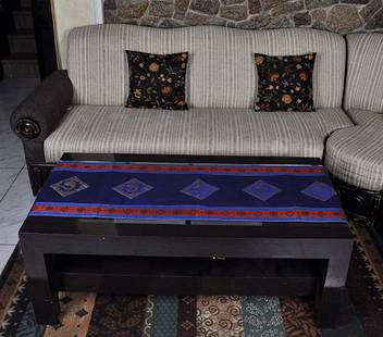 Lal Haveli Blue 152 Cm Table Runner