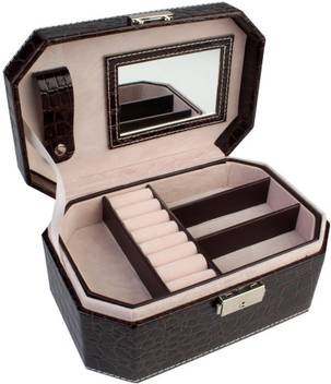 Blushbees Two Layer Leather Jewelry Box Organizer With Lock Mirror Organiser Vanity Box Price In India Buy Blushbees Two Layer Leather Jewelry Box Organizer With Lock Mirror Unlike the many other organizers and jewelry boxes, this jewelry box organizer can be all you jewelry box organizers can be real lifesavers when you think about it. blushbees two layer leather jewelry box organizer with lock mirror organiser vanity box