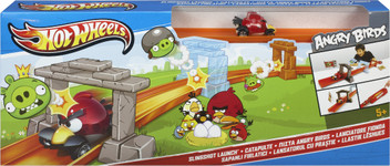 hot wheels angry birds slingshot launch