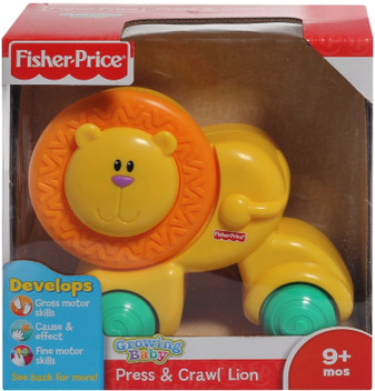 fisher price crawling lion