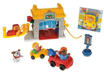 little people toy garage