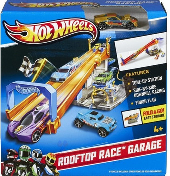 hot wheels rooftop race
