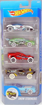 hot wheels snow stormers 5 pack