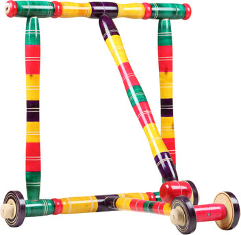 wooden baby walker flipkart