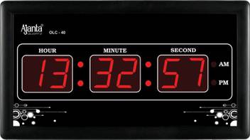 Ajanta Digital 18 Cm X 33 Cm Wall Clock Price In India Buy Ajanta Digital 18 Cm X 33 Cm Wall Clock Online At Flipkart Com