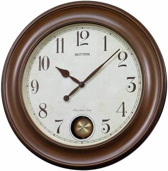 Rhythm Analog 57 Cm X 10 Cm Wall Clock Price In India Buy Rhythm Analog 57 Cm X 10 Cm Wall Clock Online At Flipkart Com