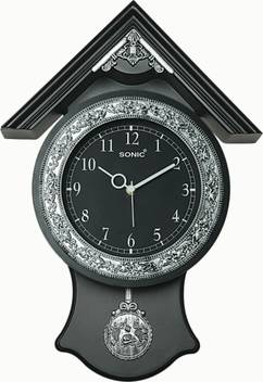 Sonic Analog 43 Cm X 30 Cm Wall Clock Price In India Buy Sonic Analog 43 Cm X 30 Cm Wall Clock Online At Flipkart Com