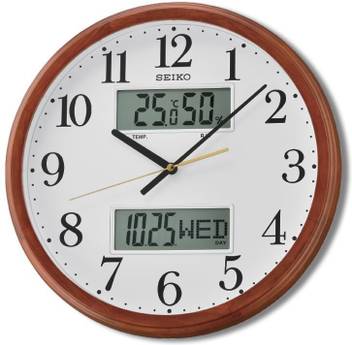 Seiko Analog Digital 10 Cm X 8 Cm Wall Clock Price In India Buy Seiko Analog Digital 10 Cm X 8 Cm Wall Clock Online At Flipkart Com