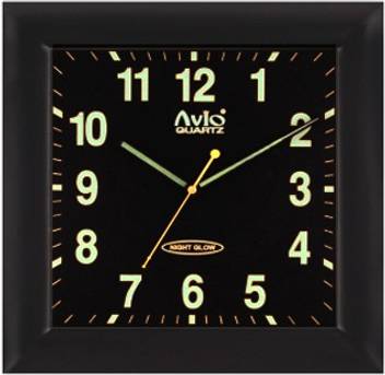 Avio Analog 26 5 Cm X 26 5 Cm Wall Clock Price In India Buy Avio Analog 26 5 Cm X 26 5 Cm Wall Clock Online At Flipkart Com