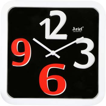 Ariel Quartz Analog 30 Cm X 30 Cm Wall Clock Price In India Buy Ariel Quartz Analog 30 Cm X 30 Cm Wall Clock Online At Flipkart Com