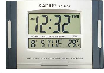 Kadio 3809 Multi Functional Digital Electronic Clock Digital 27 Cm X 27 Cm Wall Clock Price In India Buy Kadio 3809 Multi Functional Digital Electronic Clock Digital 27 Cm X 27 Cm Wall