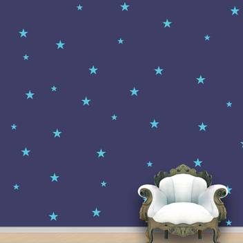 Wall Design Stars Wall Pattern Blue Sky Stickers Set Of 118 Price In India Buy Wall Design Stars Wall Pattern Blue Sky Stickers Set Of 118 Online At Flipkart Com