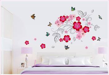 Oren Empower Very Beautiful Flower Large Wall Sticker Price In