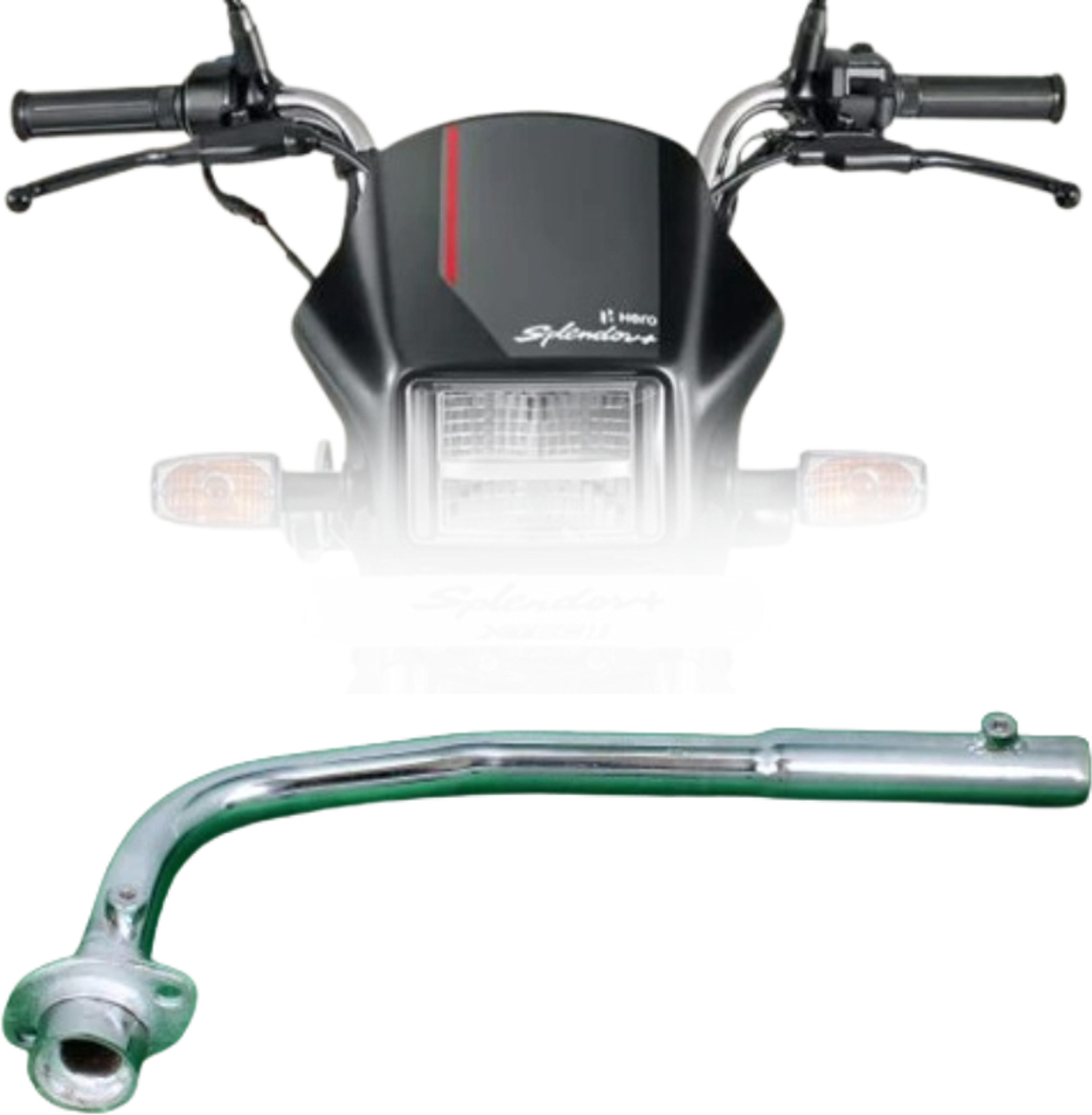 B.K Accessories Splendor UCE Bend Pipe BS3BS4BS6 Easy To Fit Old,New All Model’s Hero Splendor iSmart, Splendor NXG, Splendor Plus, Splendor Pro, Splendor Y2K Full Exhaust System(Mild Steel) - 84% off at DetectaDeal