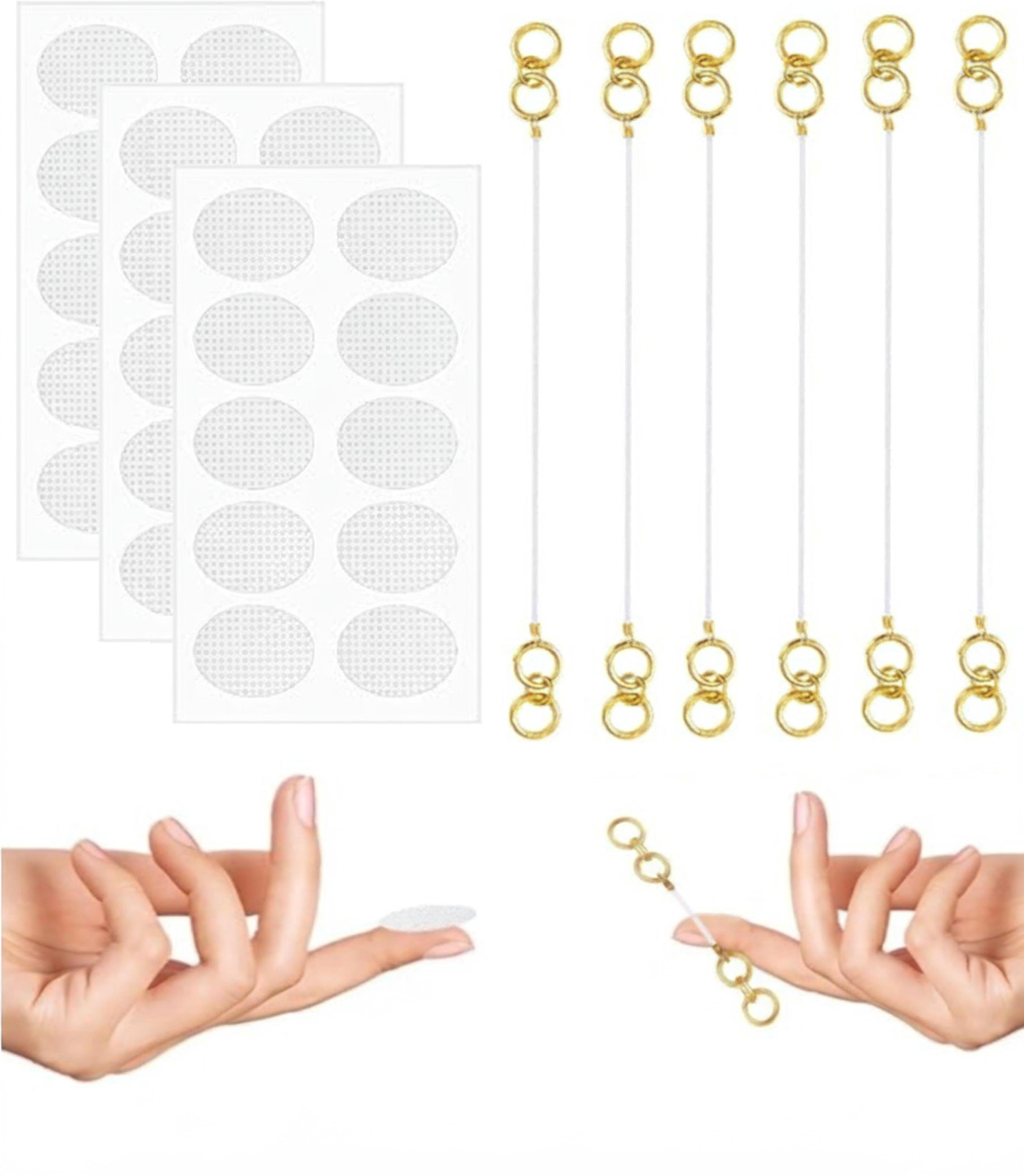 ARISTAL Jewellery Invisible Transparent Kaan Chain And Ear Patch Support for Earlobe Brass Ear Thread - 89% off at DetectaDeal