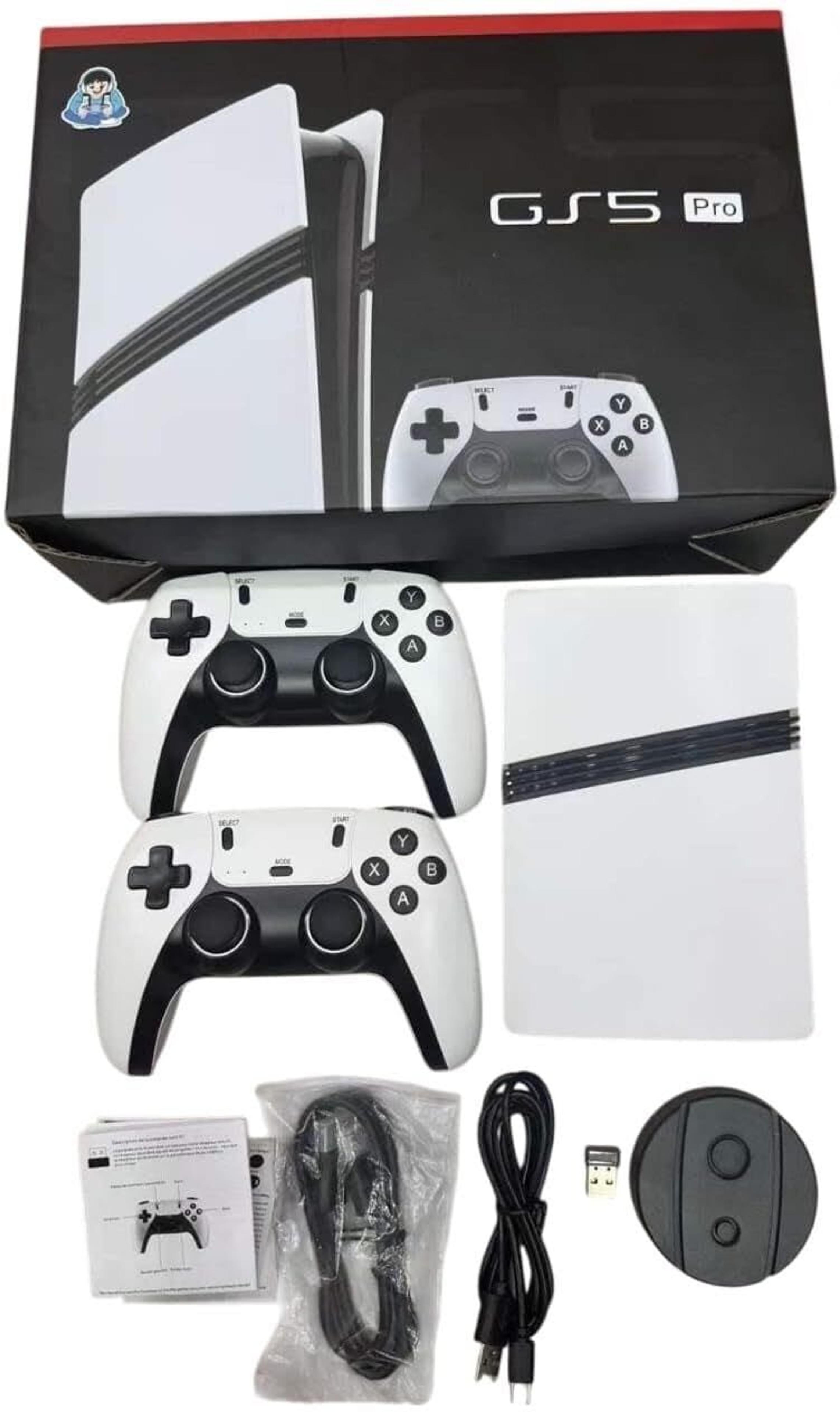 octanium GS5 PRO Game Stick 4k HD 20000 Retro Games Wireless Gamepad HDMI TV Output 64 GB with Takken, Mario, etc(White) - 50% off at DetectaDeal