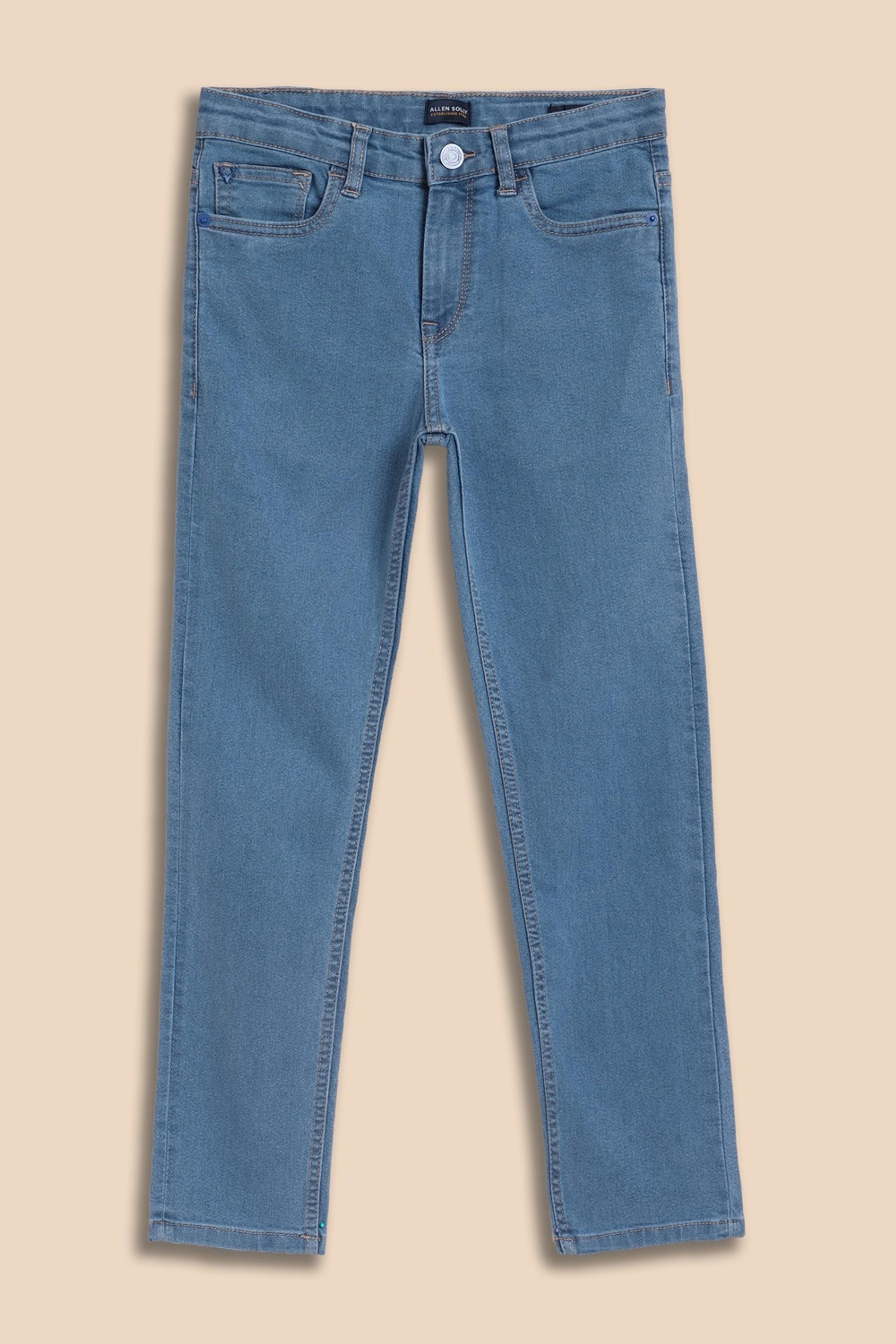 Allen Solly Slim Boys Blue Jeans - 49% off at DetectaDeal