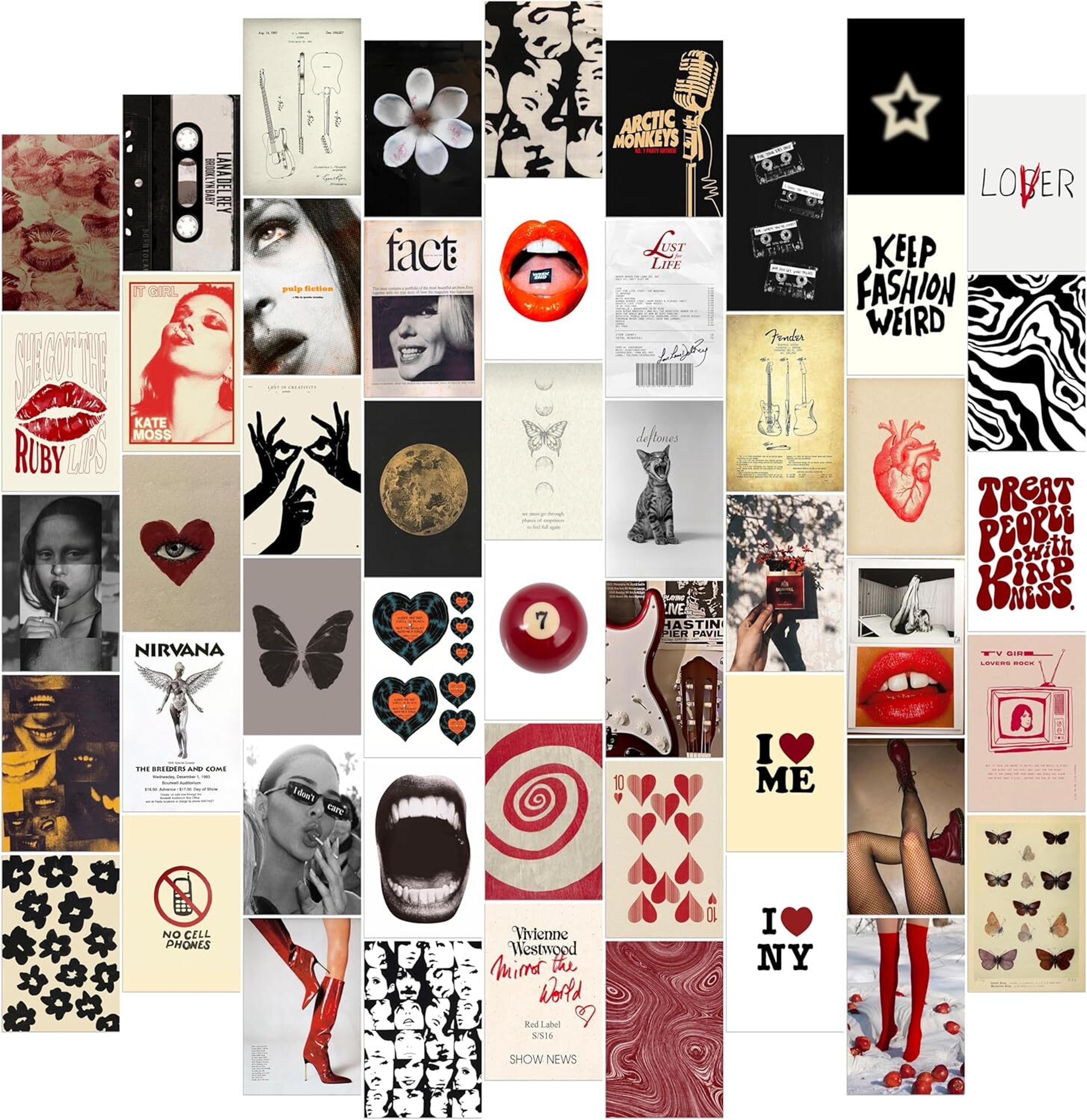 Downtown Girl Posters, Y2k Wall Art Prints for Bedroom, Coquette Wall Collage Kit for Room Aesthetic, Vintage Dorm Gallery Downtown Home Décor Paper Print(6 inch X 4 inch) - 76% off at DetectaDeal