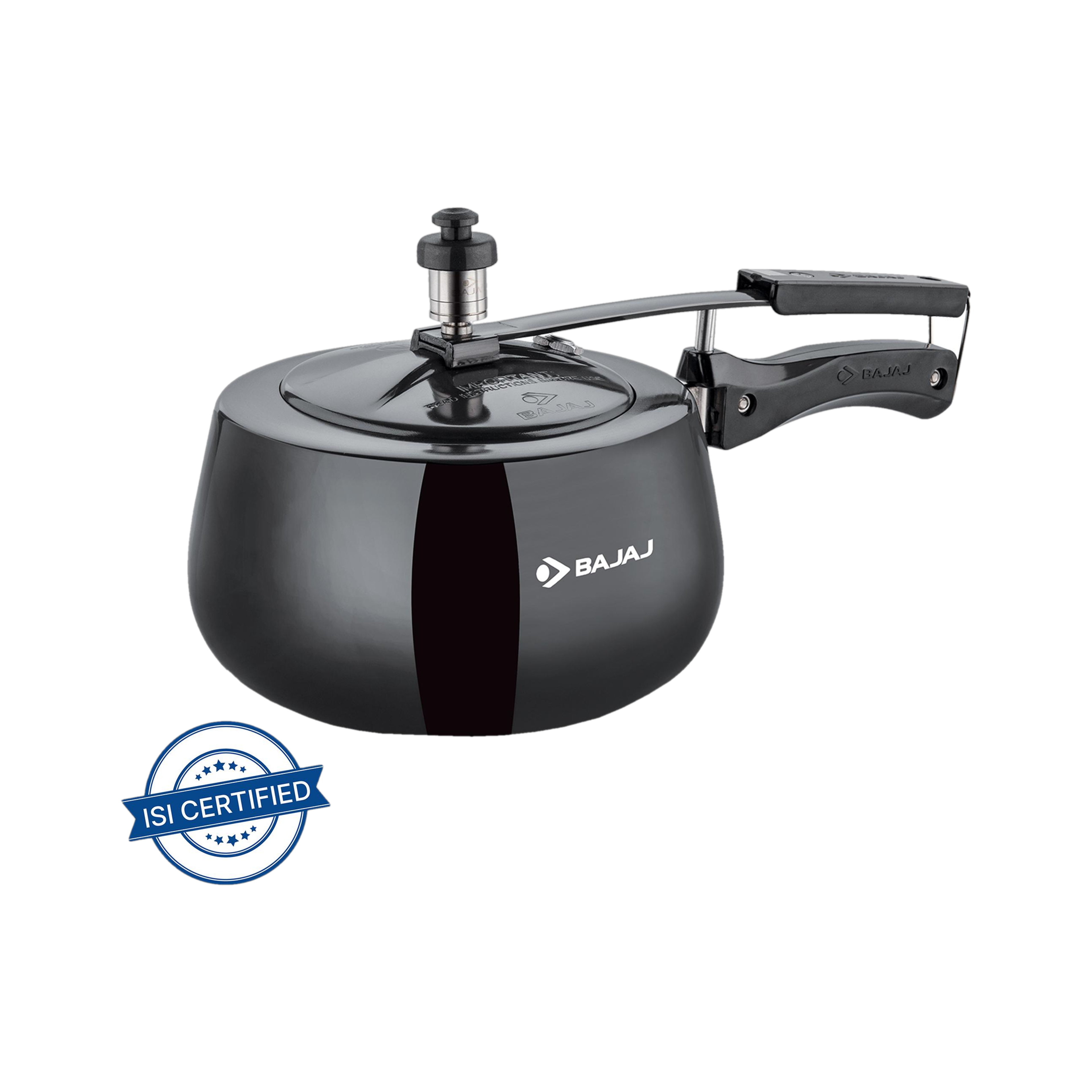 BAJAJ New Shakti 3HD HA Handi With IB 3 L Inner Lid Induction Bottom Pressure Cooker(Hard Anodized) - 50% off at DetectaDeal