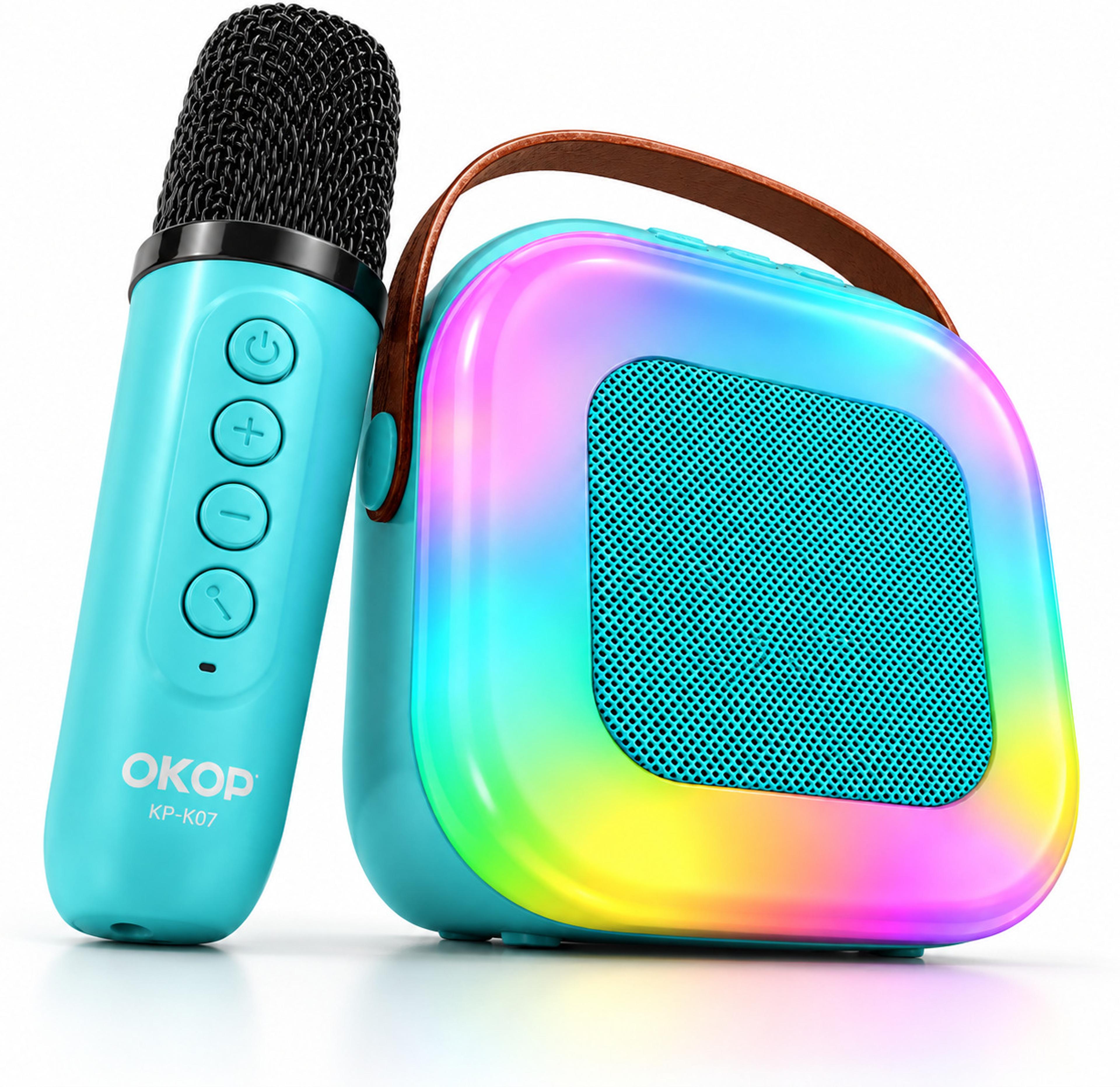 AAVIRA Portable Karaoke Speaker with Wireless Microphone, RGB Lights & Bluetooth 5 W Bluetooth Speaker(Multicolor, 2.0 Channel) - 60% off at DetectaDeal