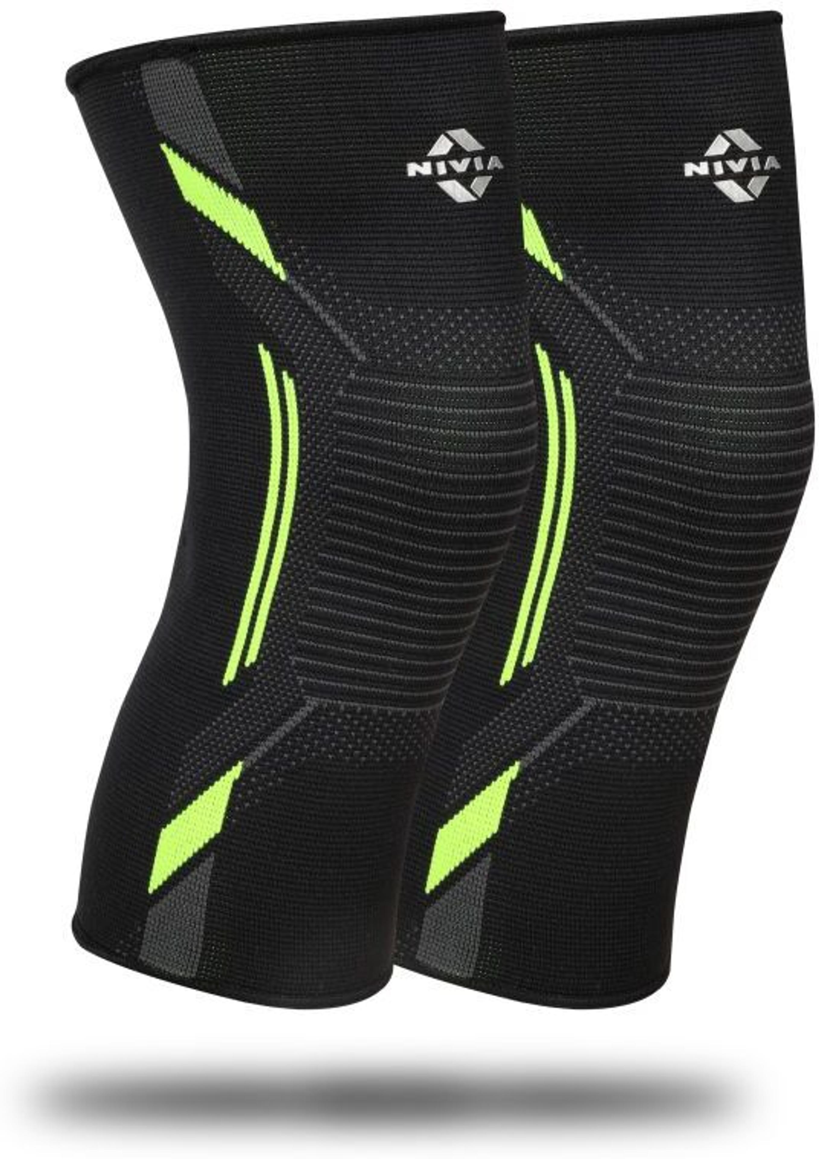NIVIA Knitted Knee Support(Black) - 54% off at DetectaDeal