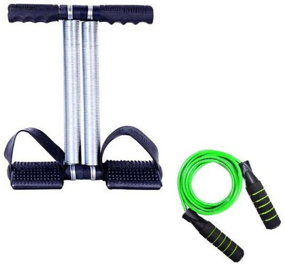 

Skyfitness Skipping rope with tummy trimmer Ab Exerciser(Multicolor)
