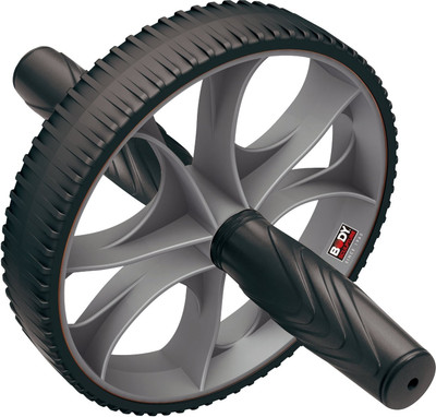 

Body Sculpture Wheel Ab Exerciser(Grey, Black), Black;grey